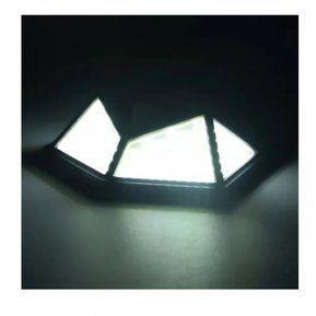 Packs 5 Focos Exteriores 100 Led Solar Luz Fija Sensor-5