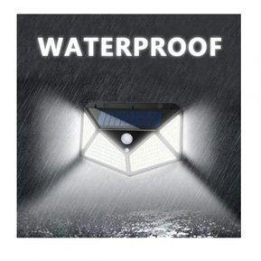 Packs 5 Focos Exteriores 100 Led Solar Luz Fija Sensor-6