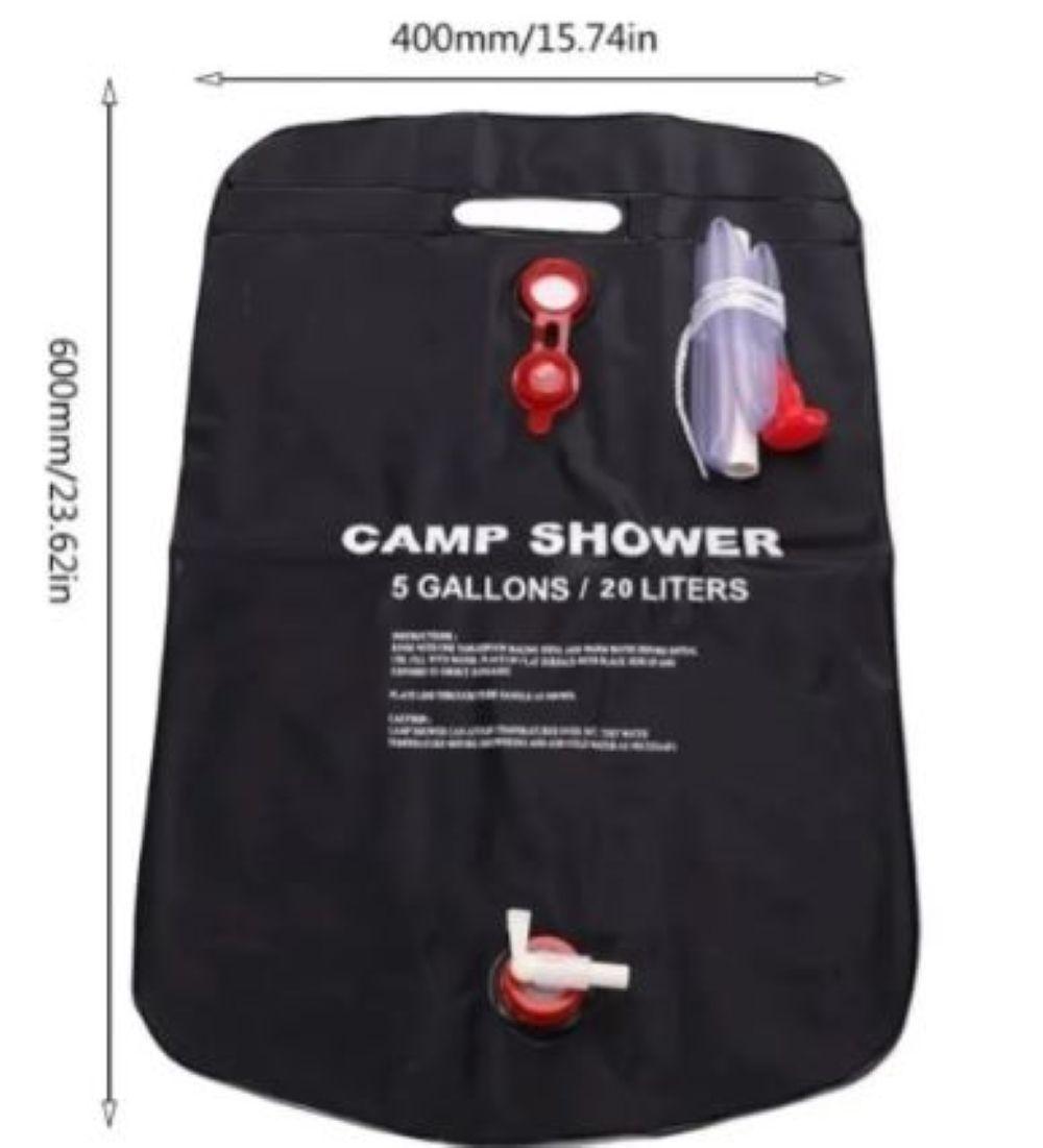 Ducha Portátil Solar Camping Playa Compacta 20 L Exterior-2