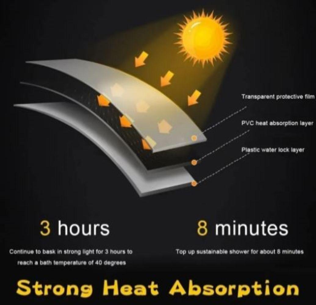 Ducha Portátil Solar Camping Playa Compacta 20 L Exterior-3