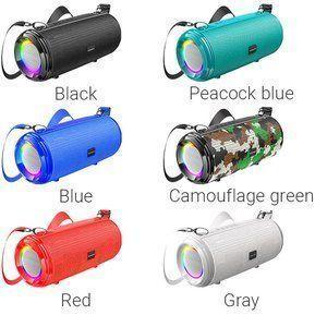 Parlante Altavoz inalámbrico Borofone BR13 Bluetooth y Luz Led Verde-3