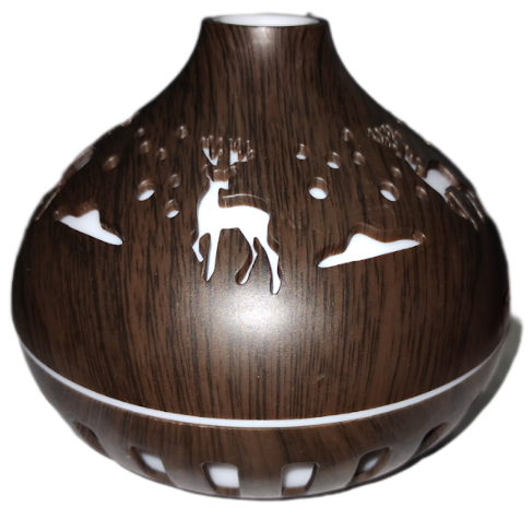 Humidificador Aire Humidifier Marron Luz Led-0