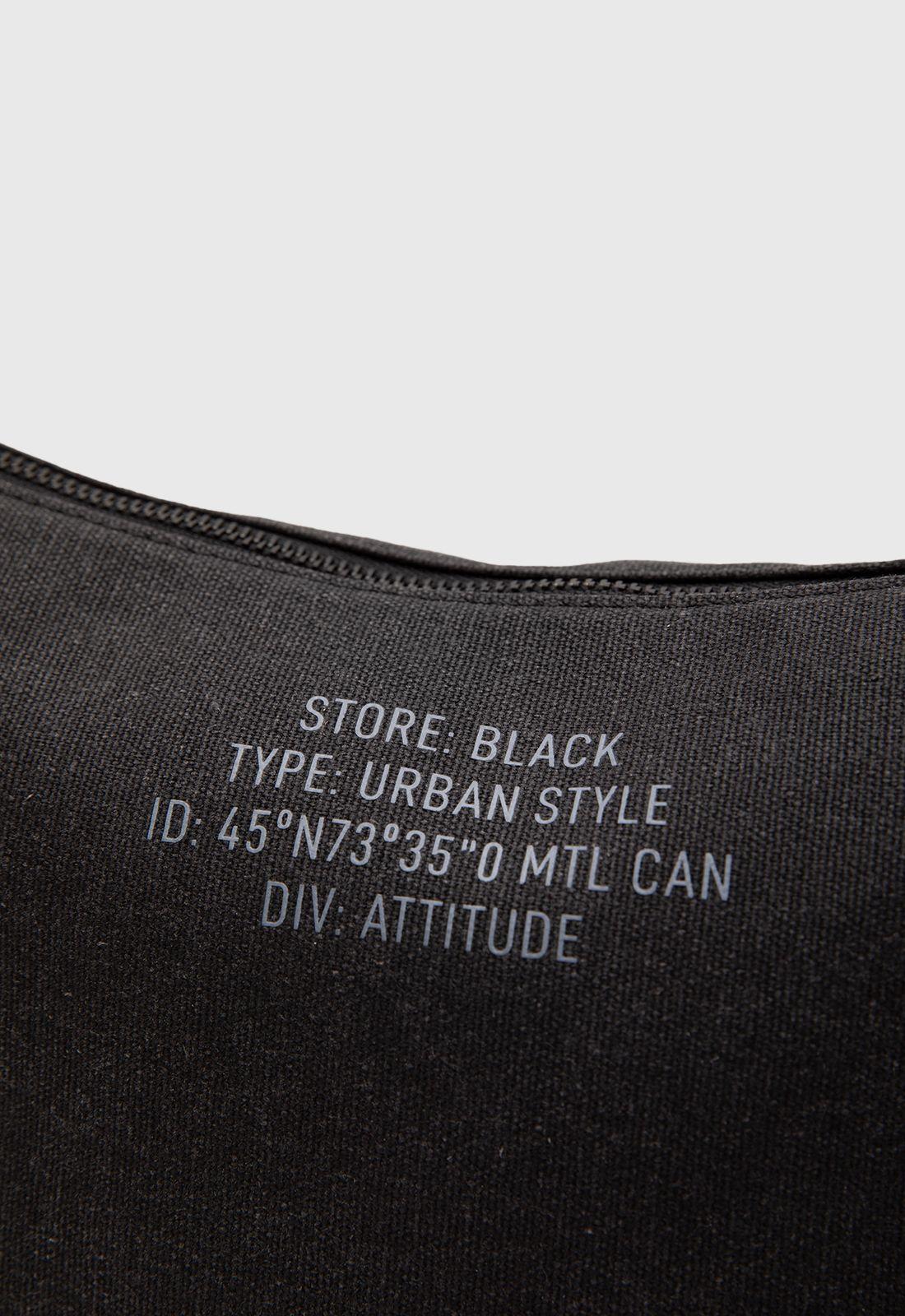 Neceser Waxed Canvas Black Black Bubba-4