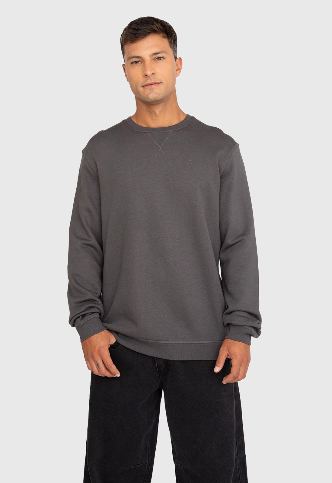 Poleron Crewneck Moka Black Bubba-0