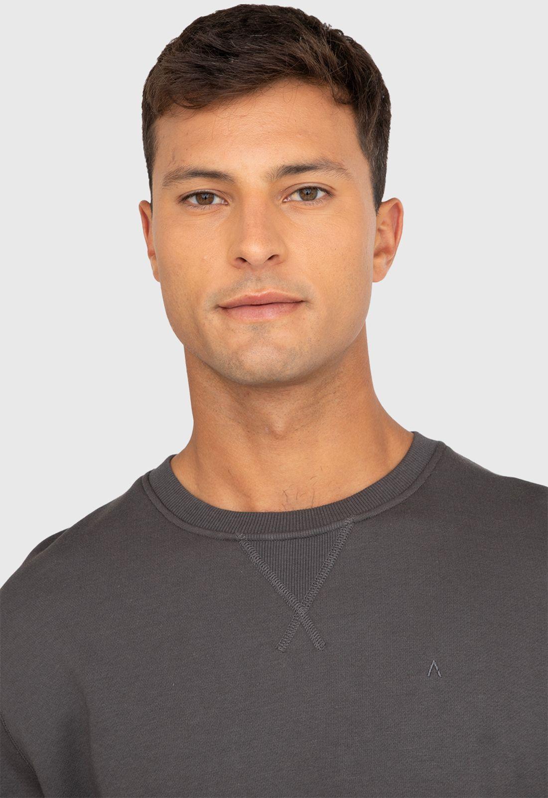 Poleron Crewneck Moka Black Bubba-2