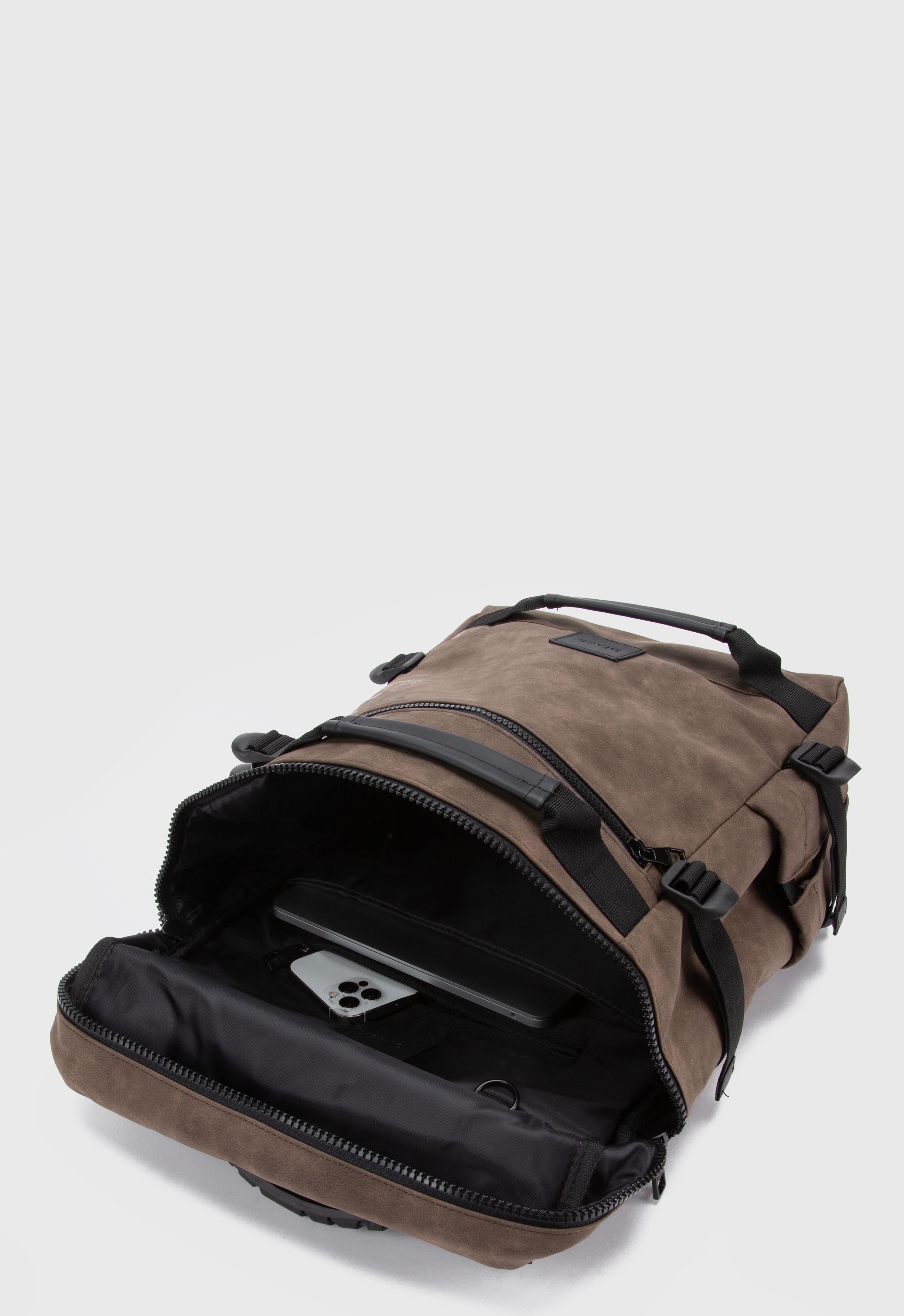 Mochila Austin Straps Woods Black Bubba-4