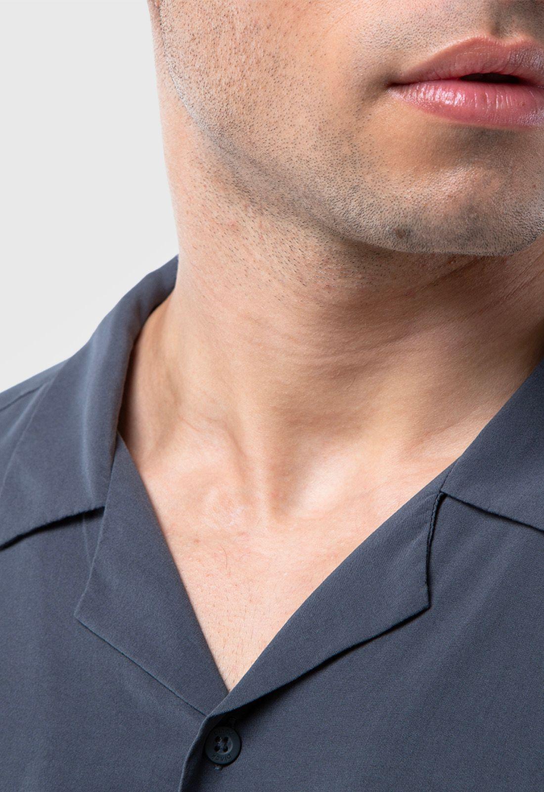 Camisa Viscosa Always Gris Black Bubba-3