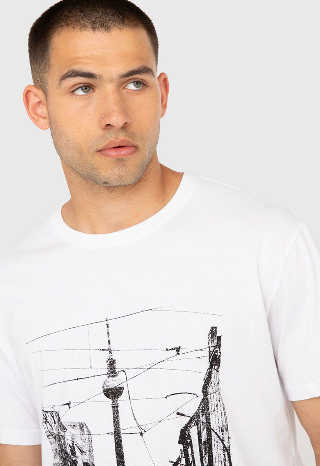 Polera On Tour Berlin White Black Bubba-2