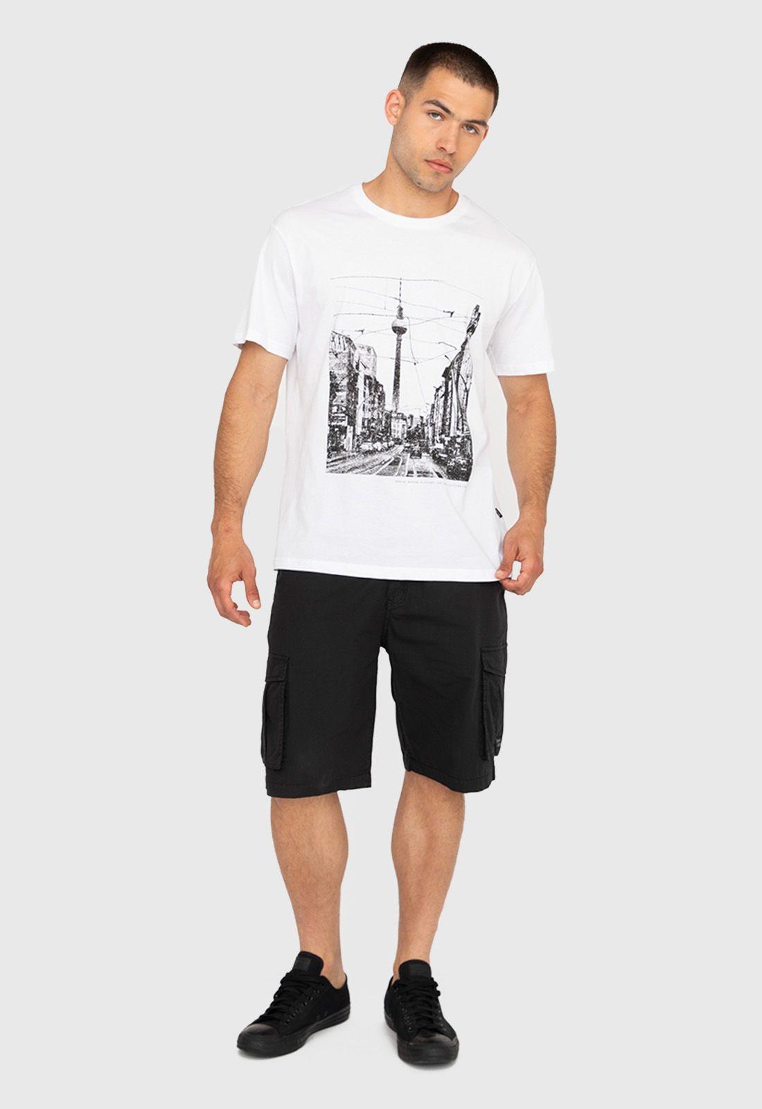 Polera On Tour Berlin White Black Bubba-5