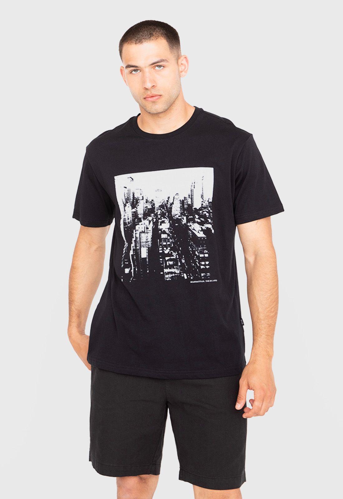 Polera On Tour New York Black Black Bubba-0