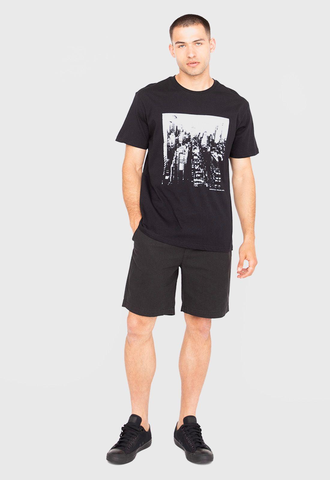 Polera On Tour New York Black Black Bubba-5