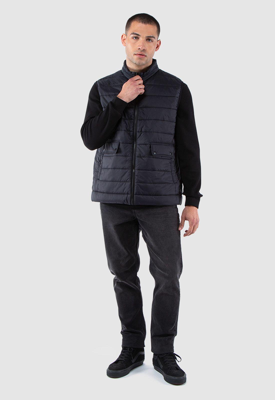 Parka Sin Manga Black Black Bubba-0