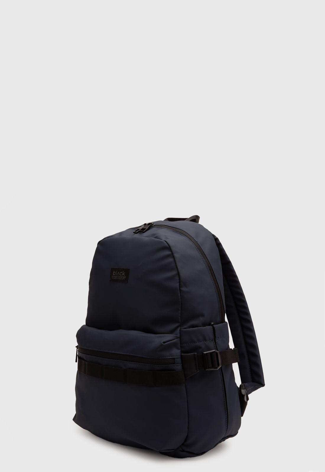 Mochila Collins Urbana Navy Black Bubba-2