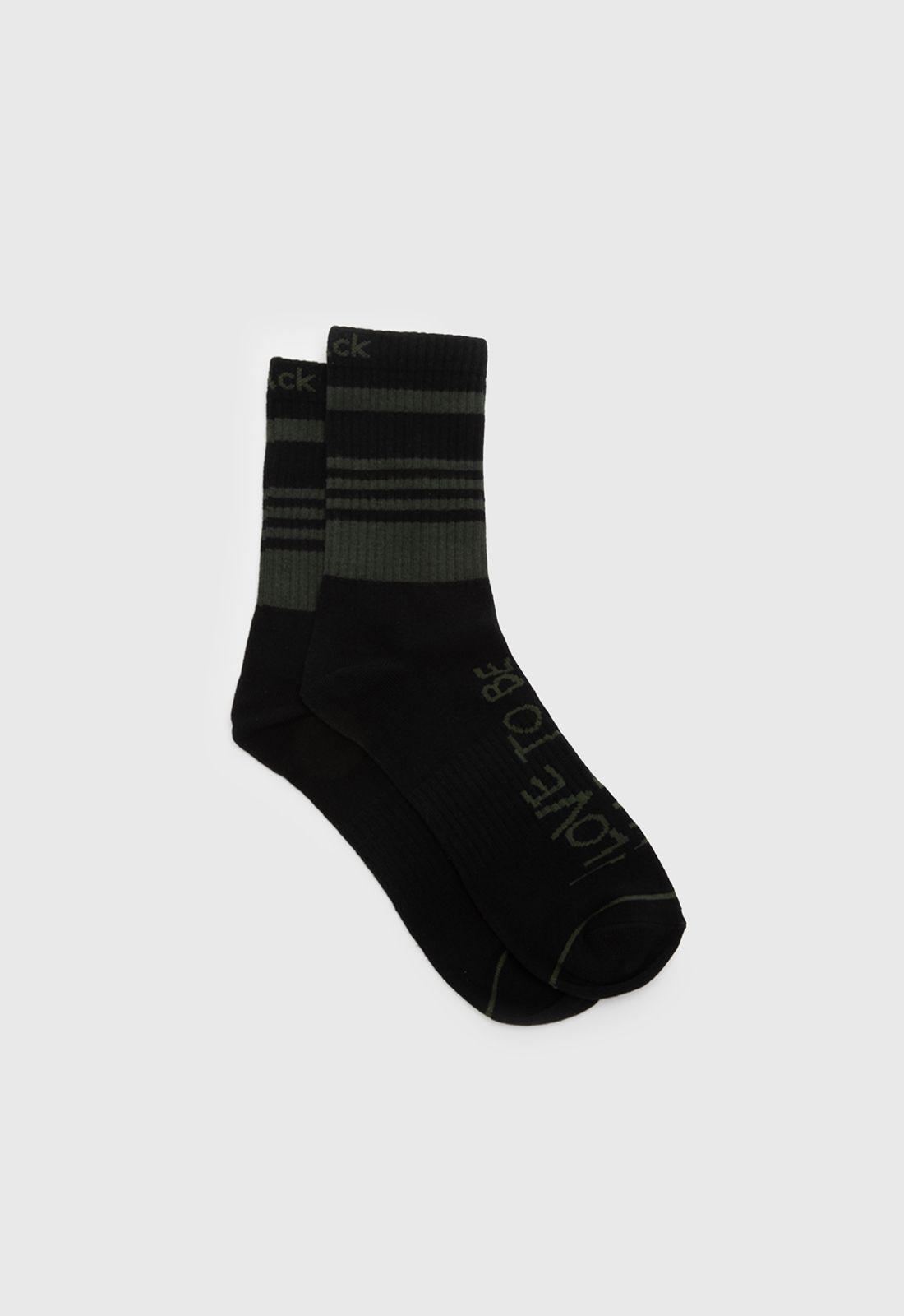 Calcetin Largo Performance Verde Black Bubba-3