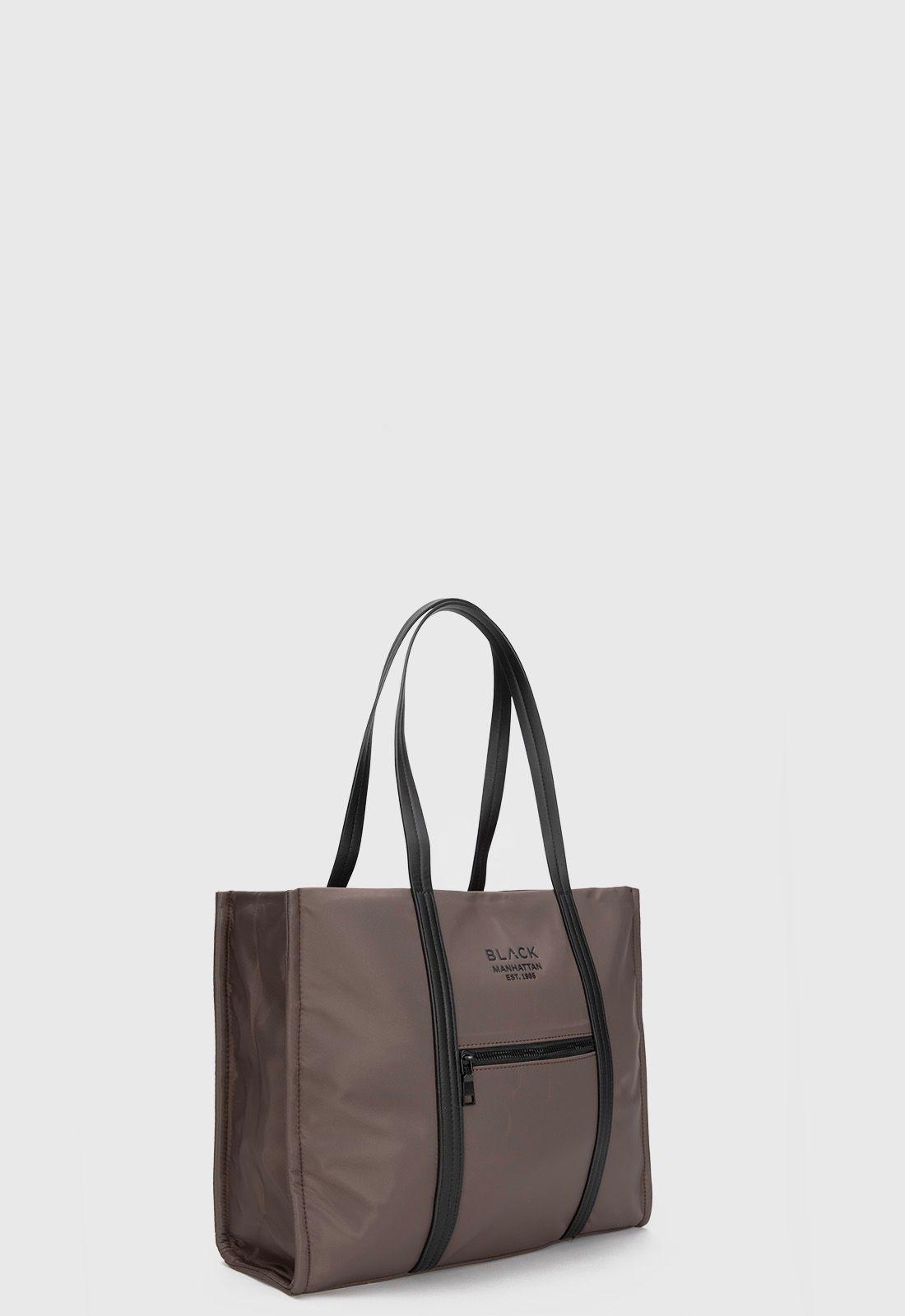 Tote Manhattan Moka Black Bubba-2