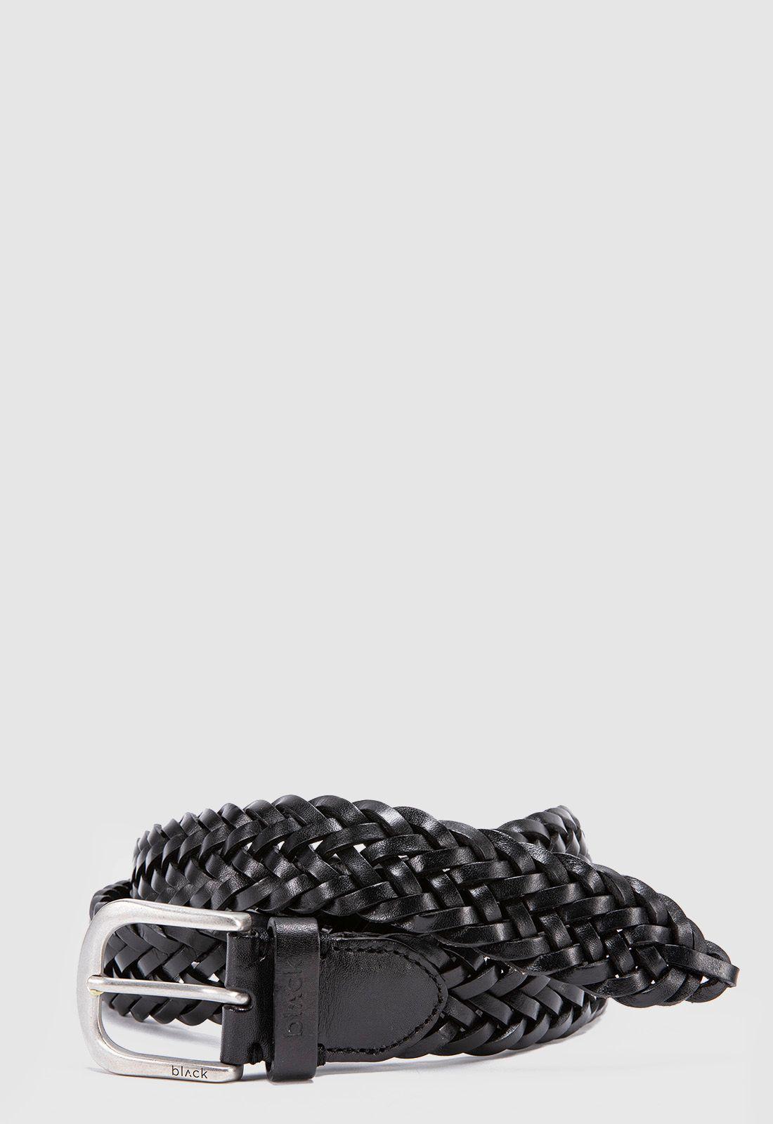 Cinturon Braid Black Black Bubba-0