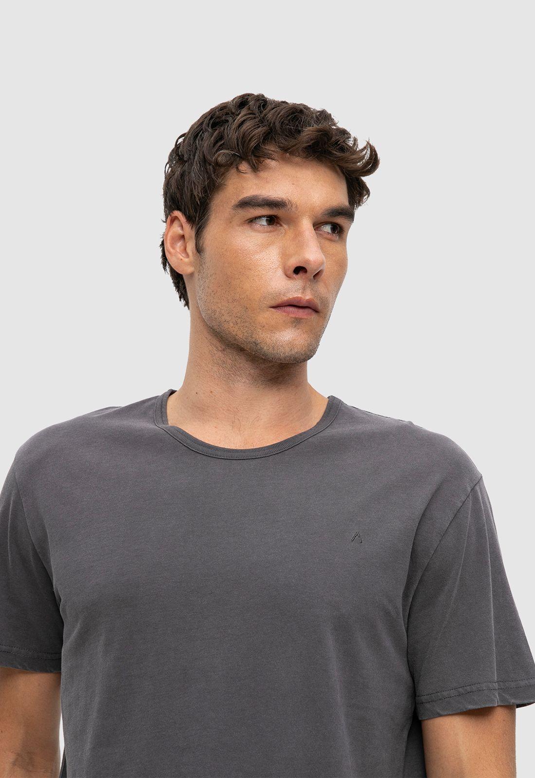 Polera Garment Dye Wine Black Bubba-1