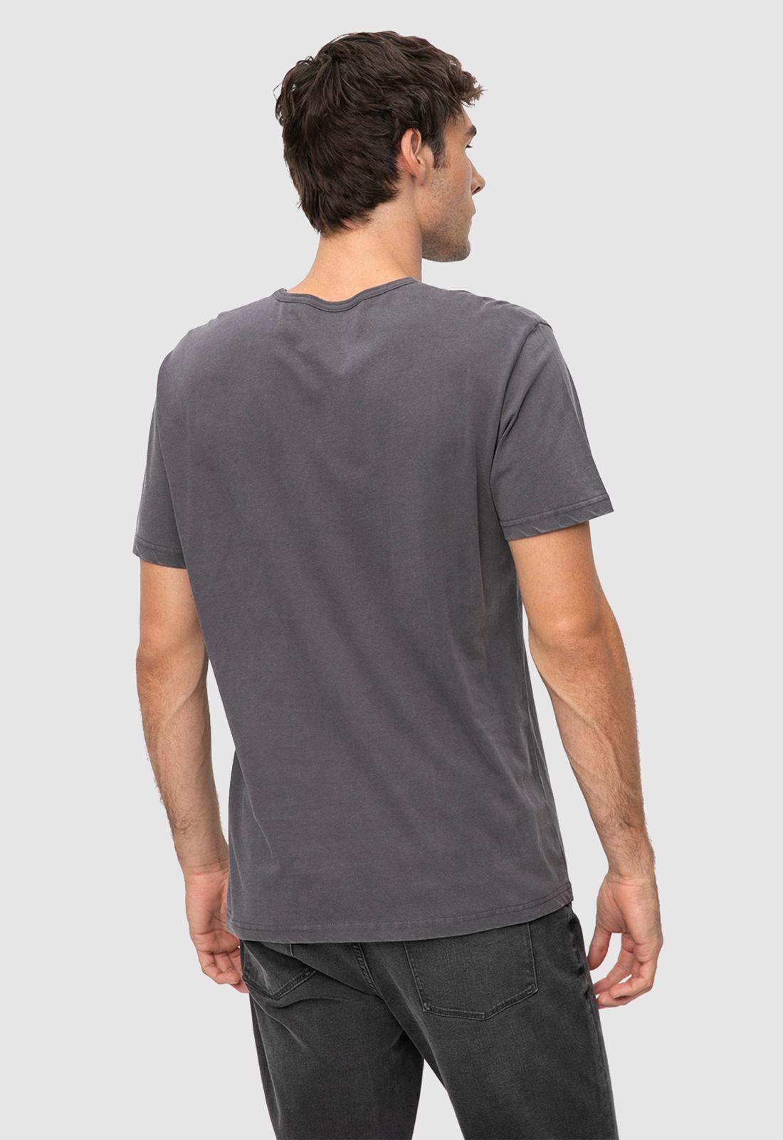 Polera Garment Dye Wine Black Bubba-2