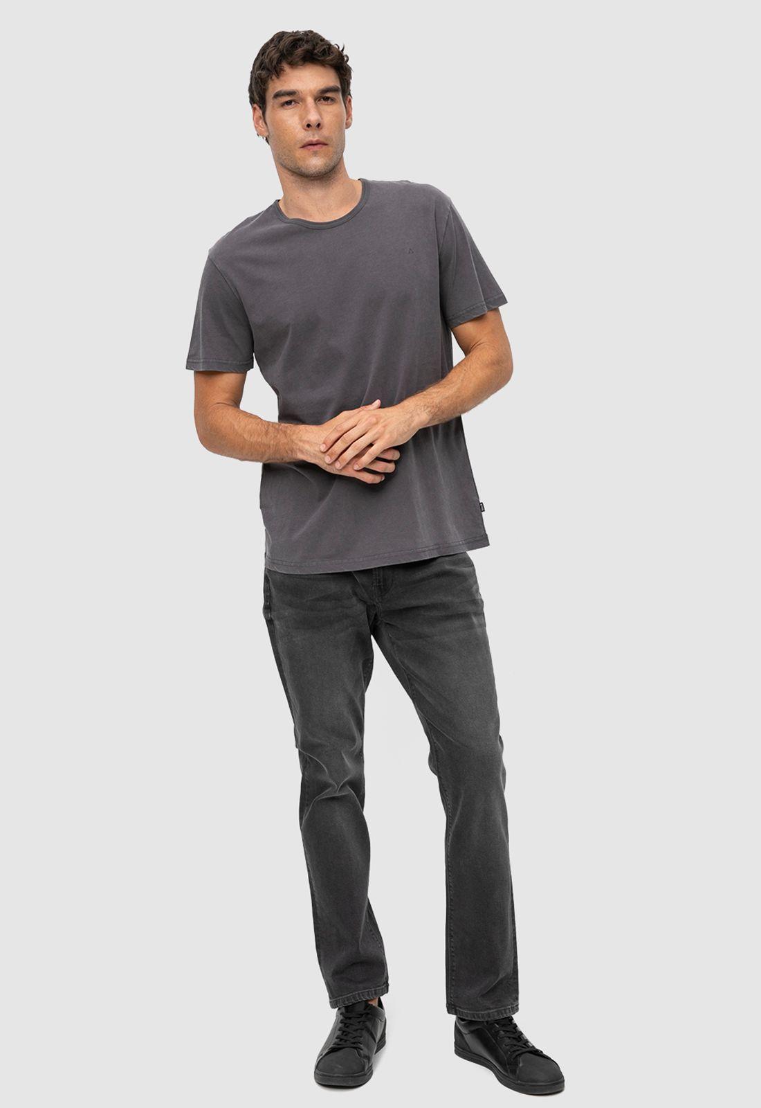 Polera Garment Dye Wine Black Bubba-4