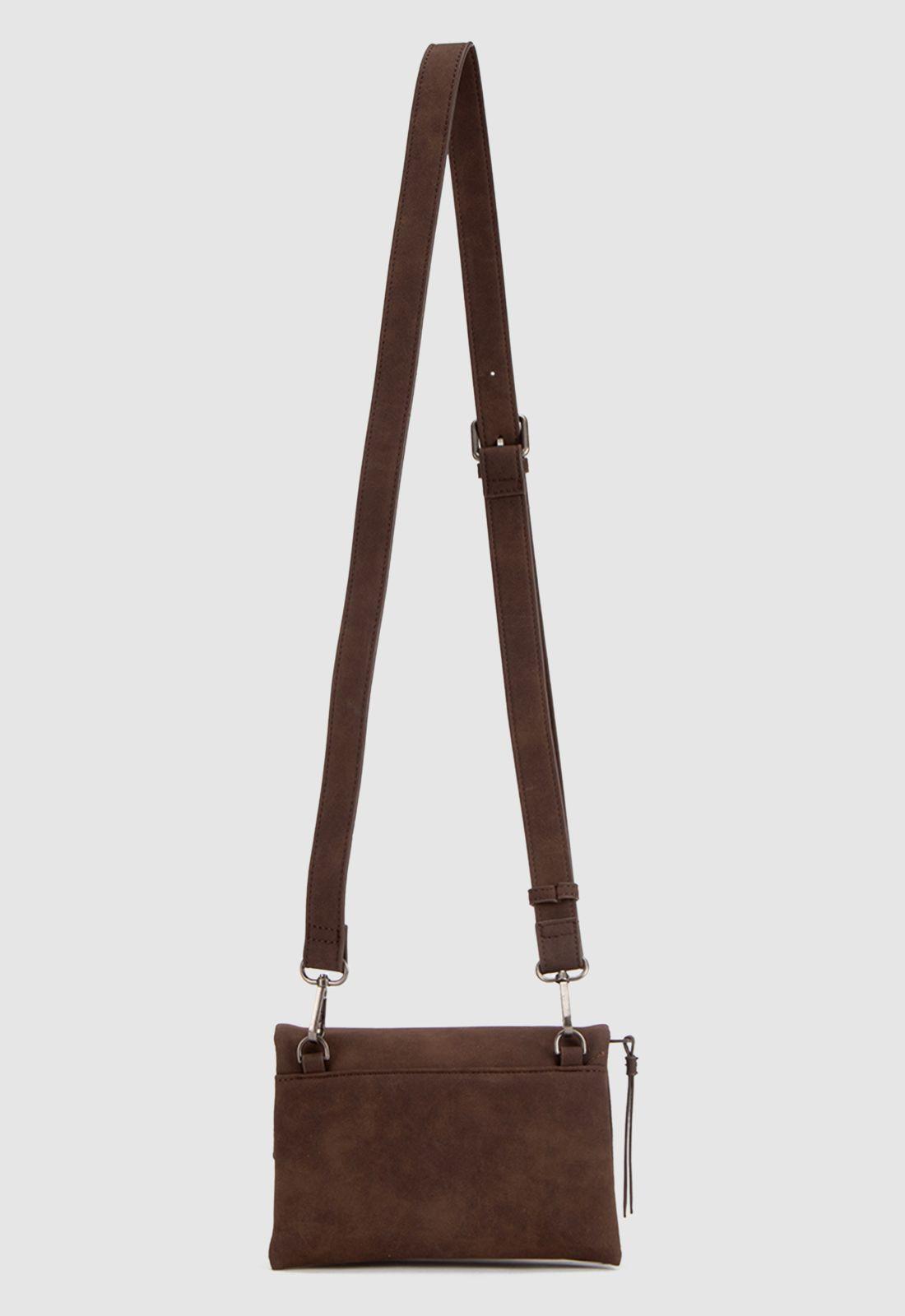 Cartera Suede Moka Mini Black Bubba-2