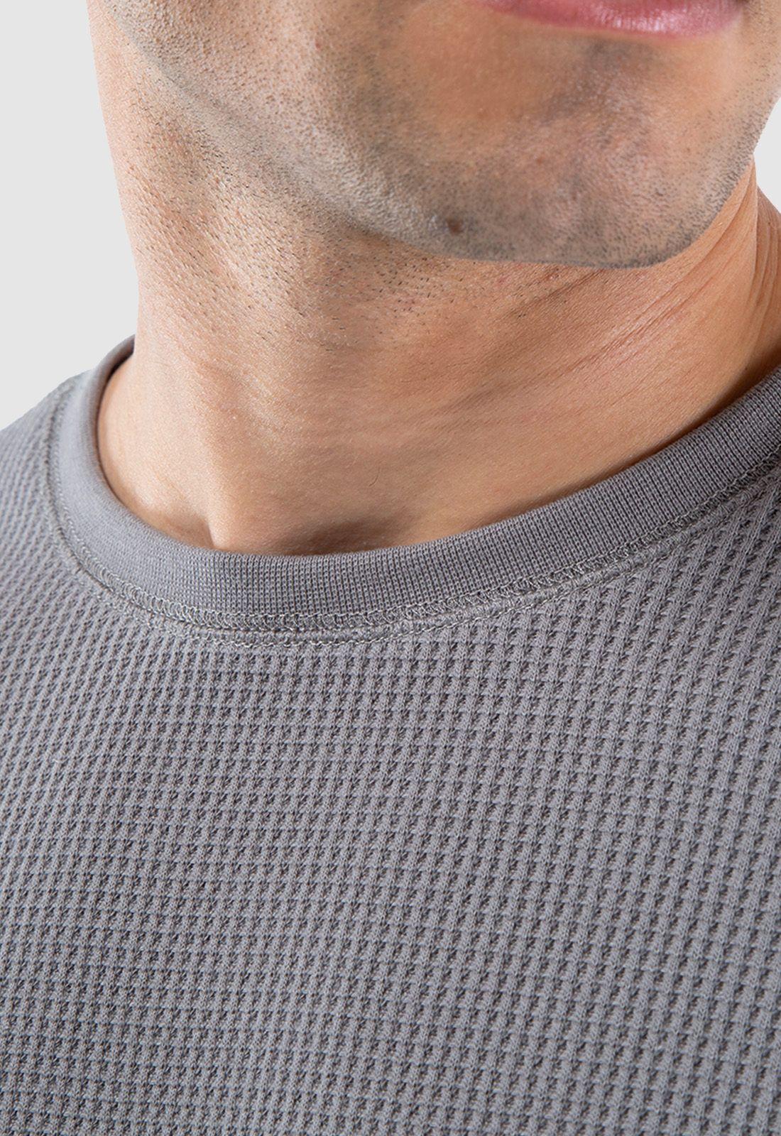 Crewneck Waffle Summer Gris Black Bubba-4