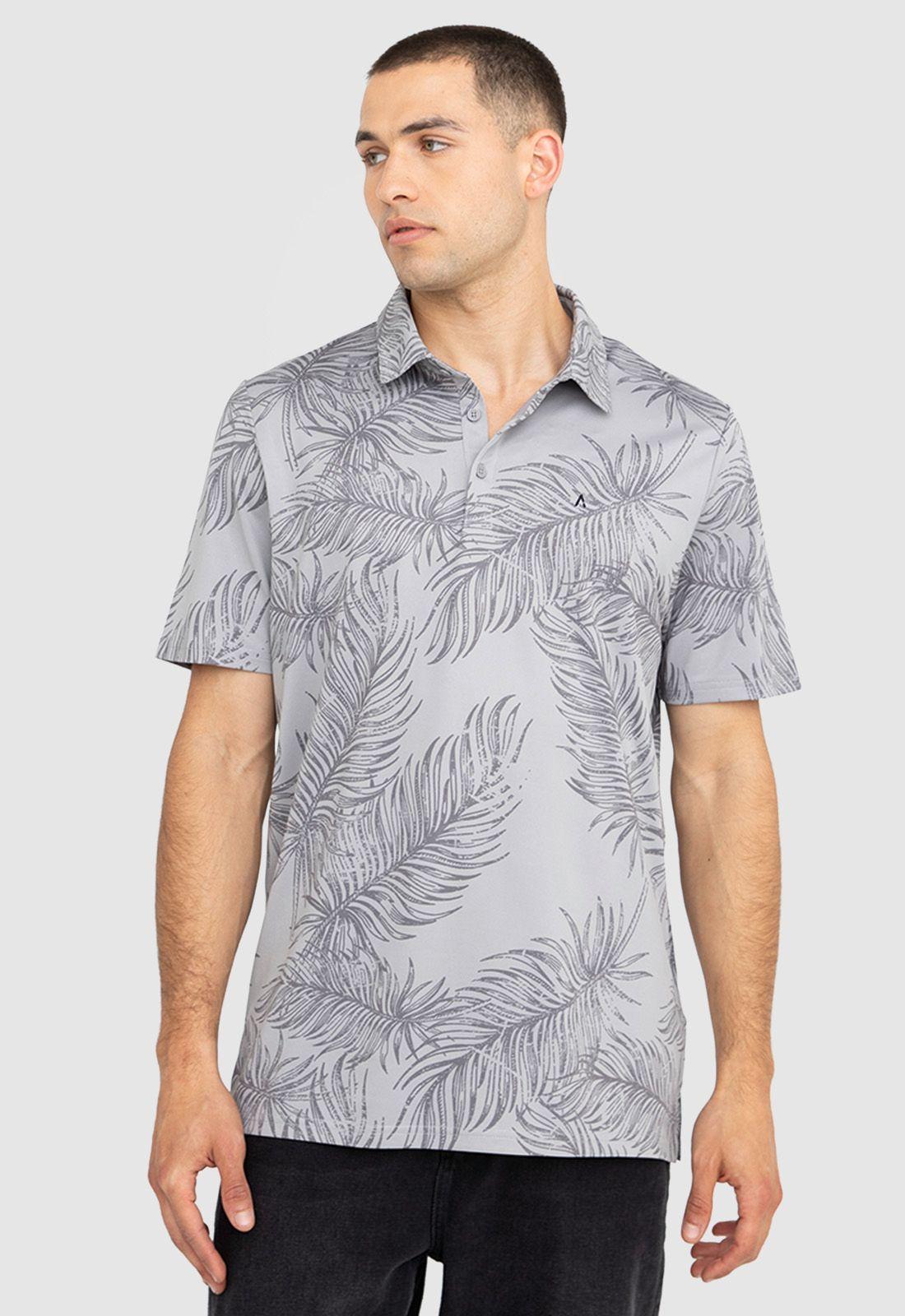 Polera Golf Gris Black Bubba-0