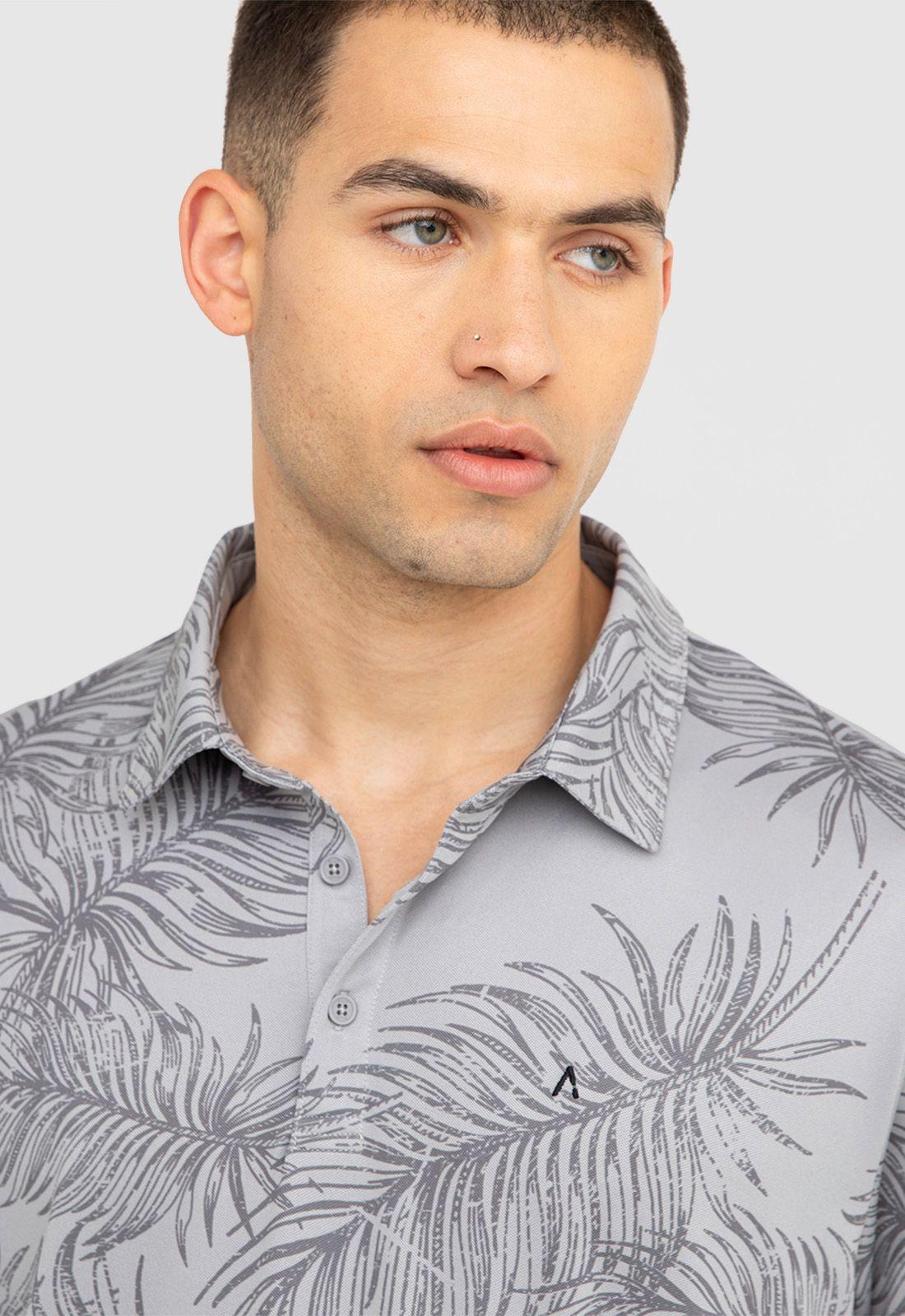 Polera Golf Gris Black Bubba-2