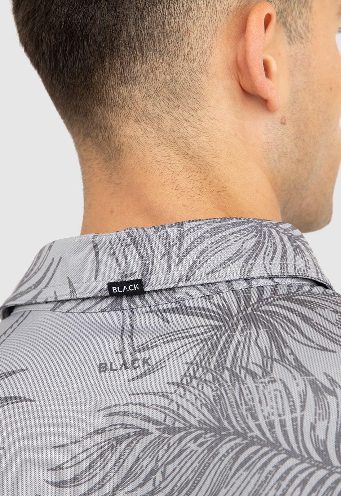 Polera Golf Gris Black Bubba-3