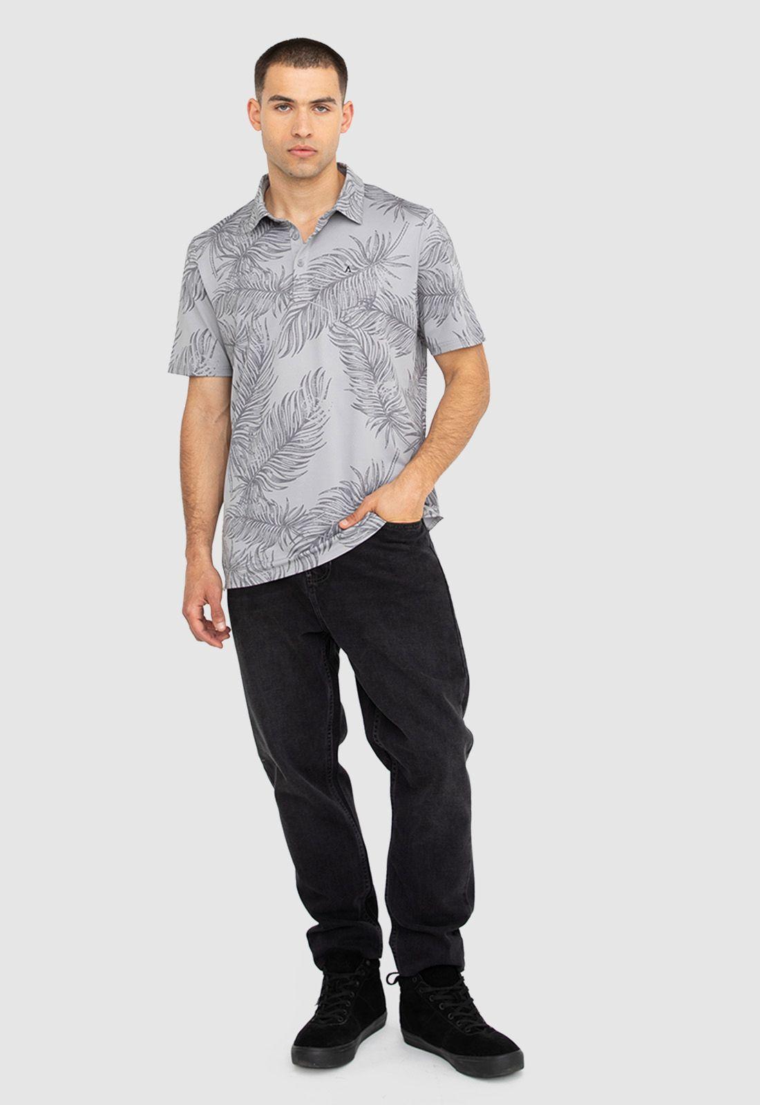 Polera Golf Gris Black Bubba-5