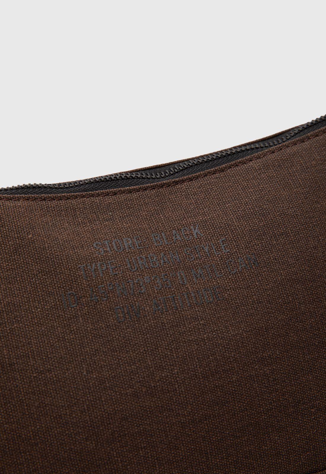 Neceser Waxed Canvas Maple Black Bubba-3