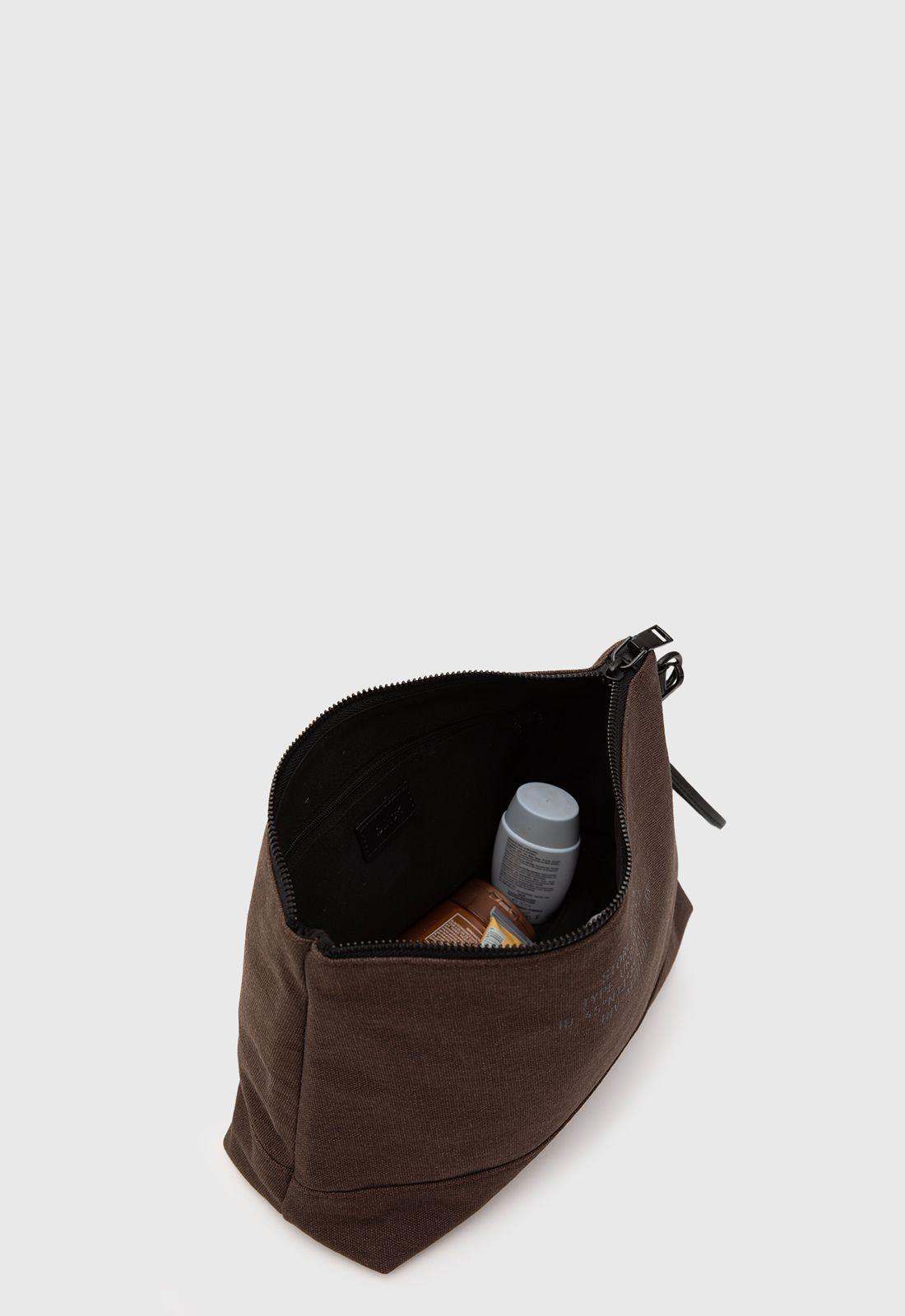Neceser Waxed Canvas Maple Black Bubba-5
