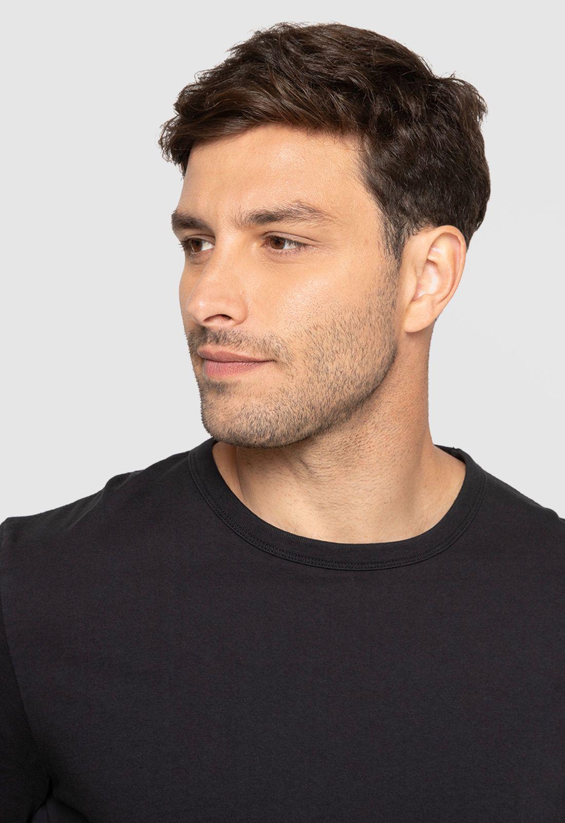 Polera Manga Larga Garment Dye Gris Marengo Black Bubba-2