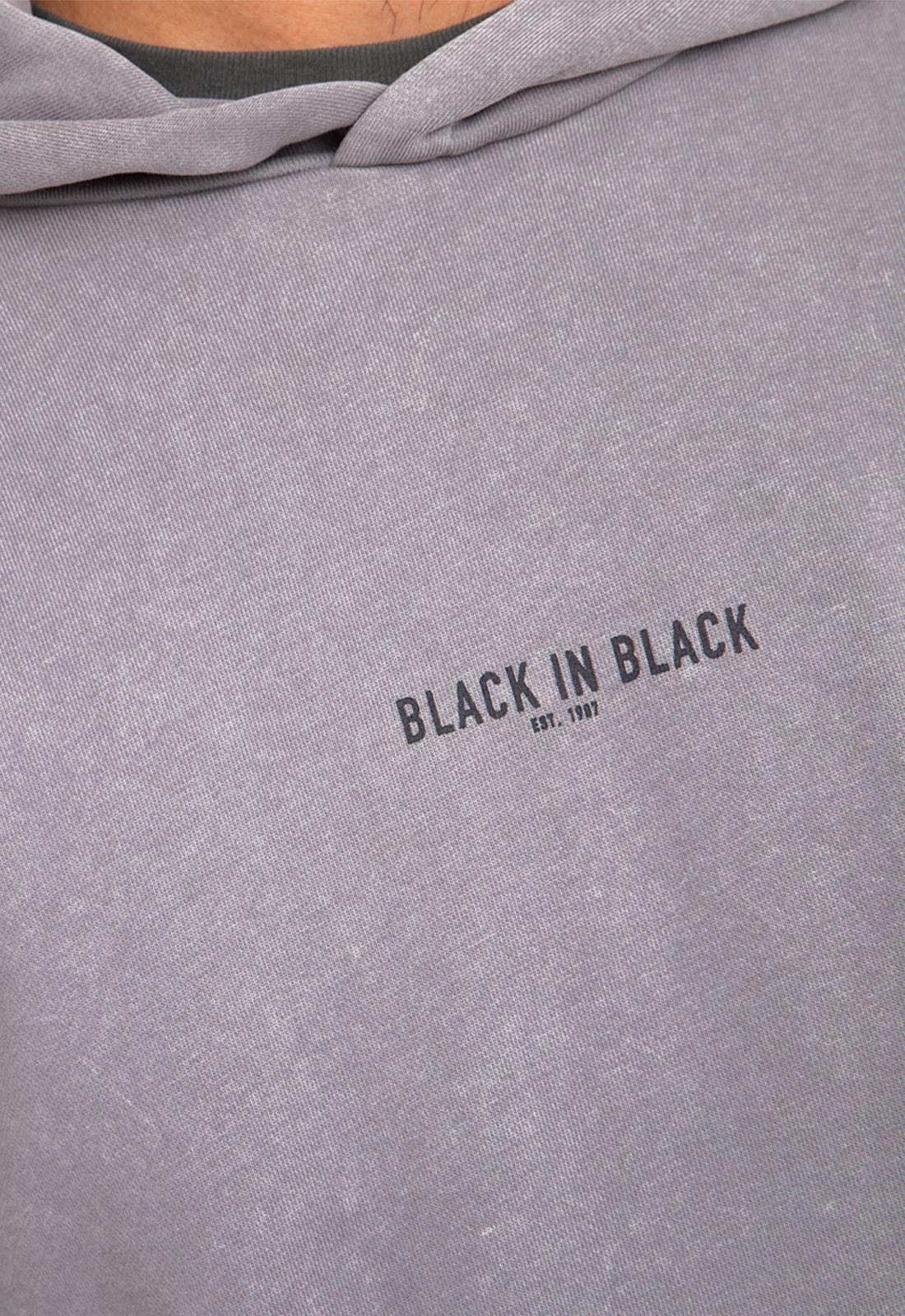 Poleron Hoddie Black In Black Gris Black Bubba-4