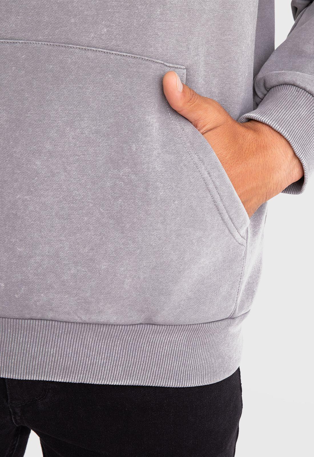 Poleron Hoddie Black In Black Gris Black Bubba-5