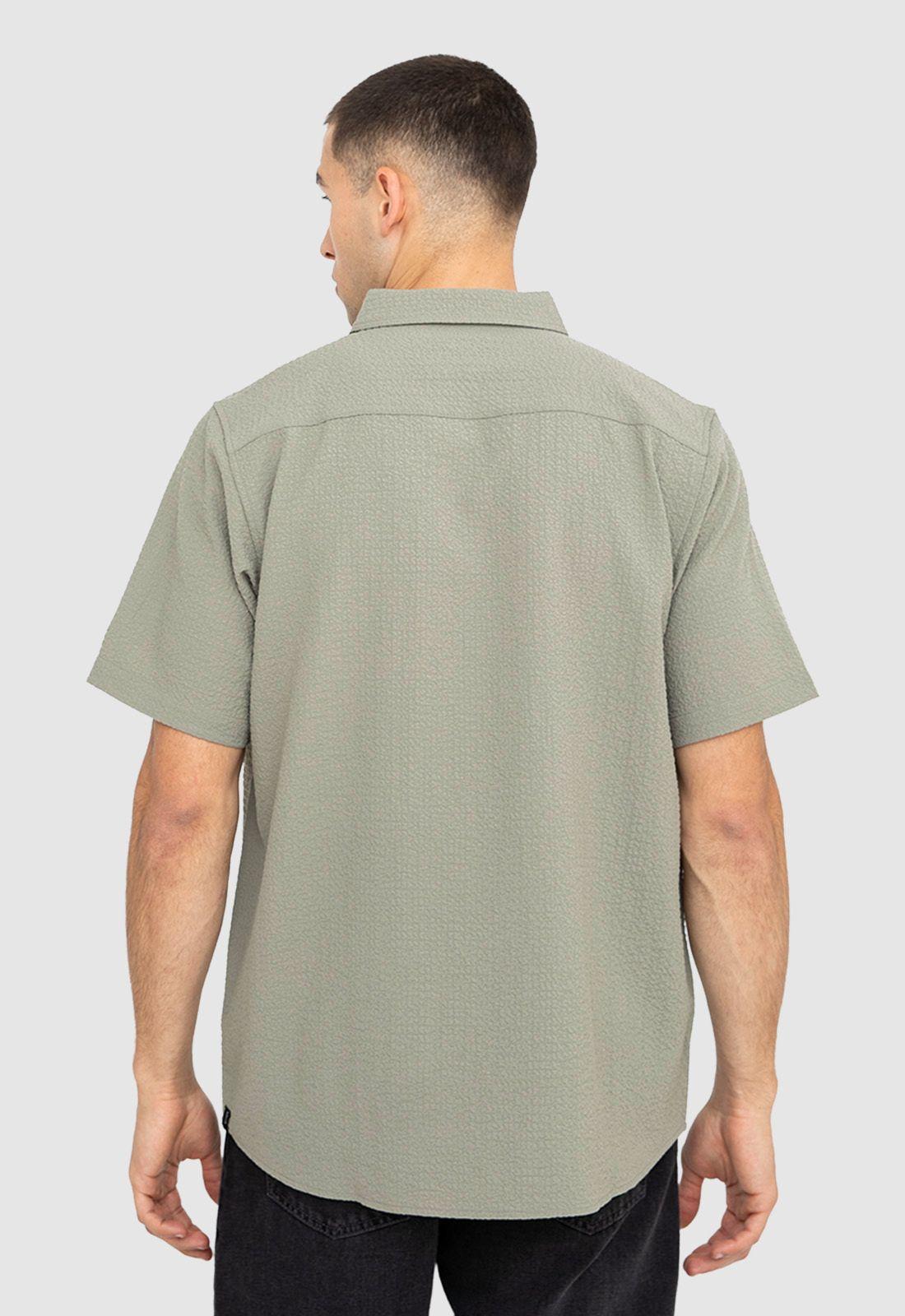 Camisa Wrinkle Green Black Bubba-1
