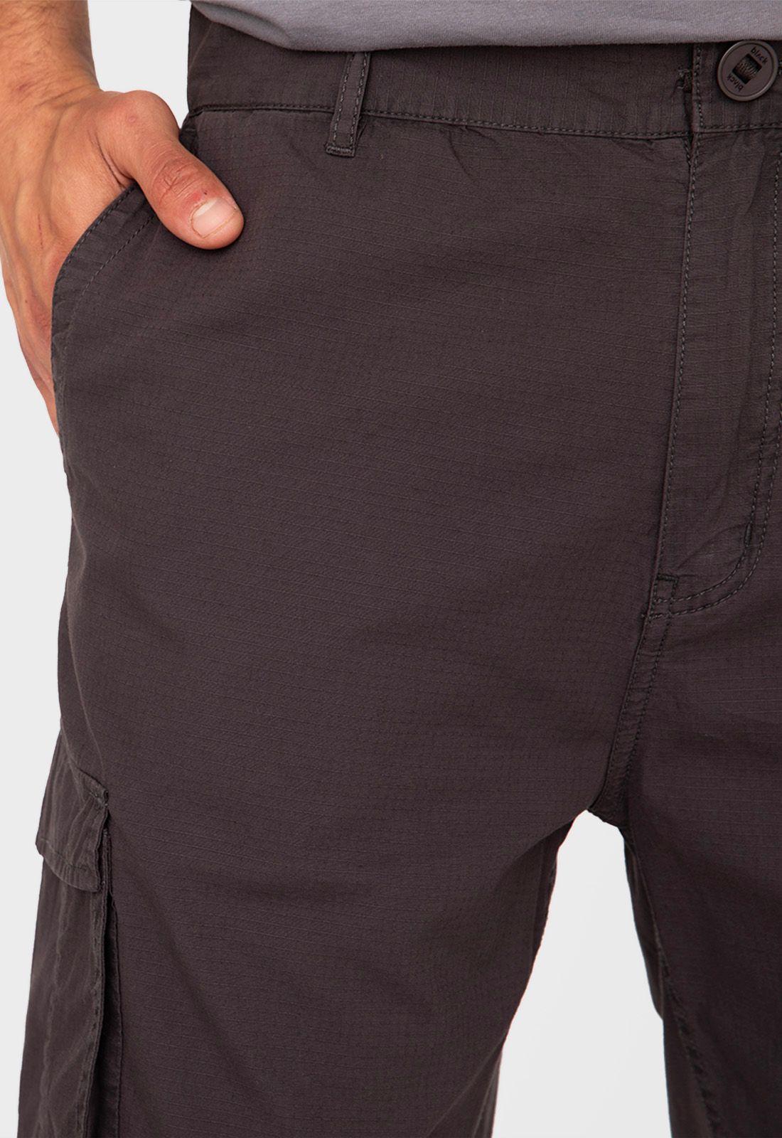 Short Cargo Ripstop Green Black Bubba-3