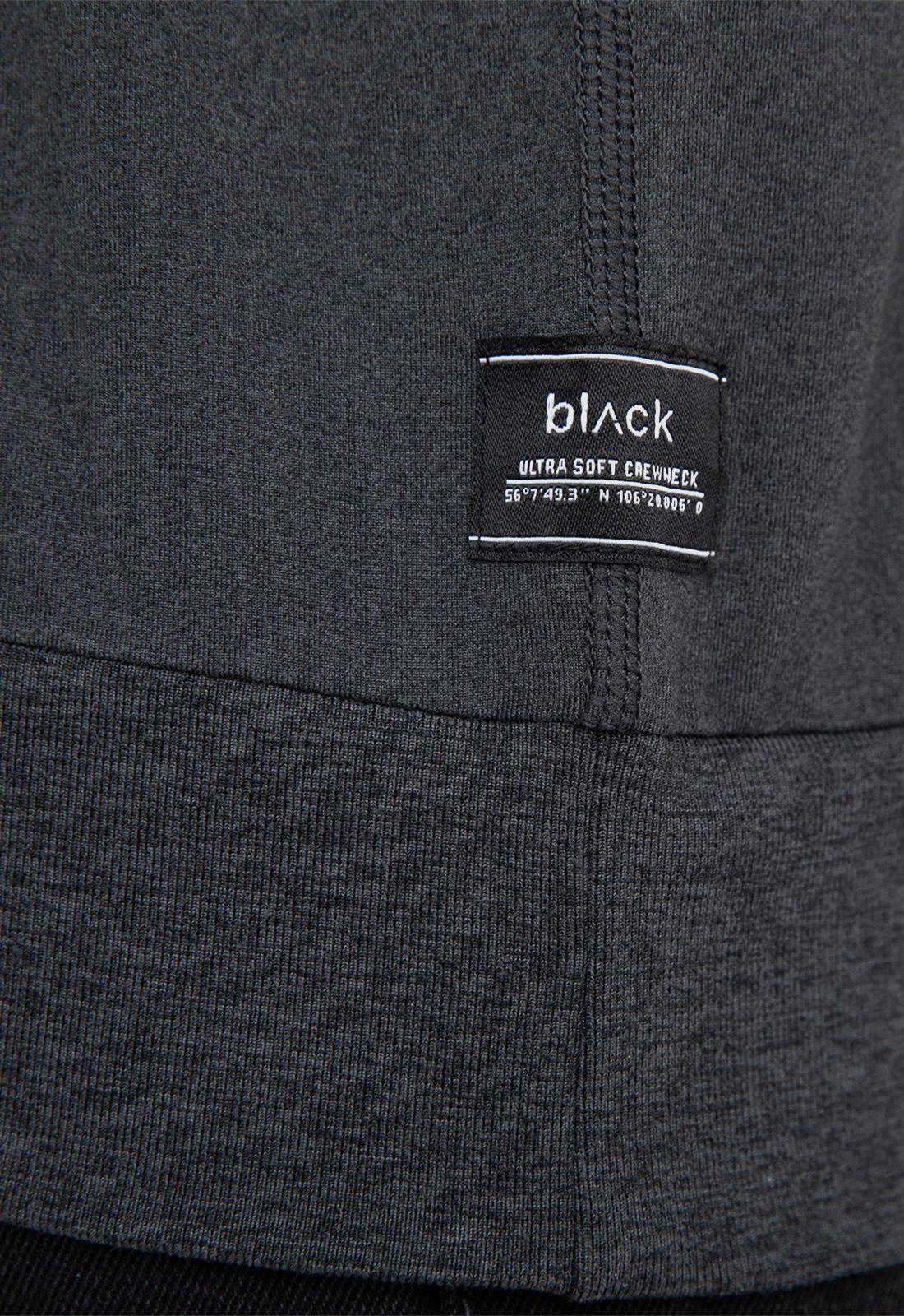 Crewneck Ultra Soft Negro Black Bubba-4