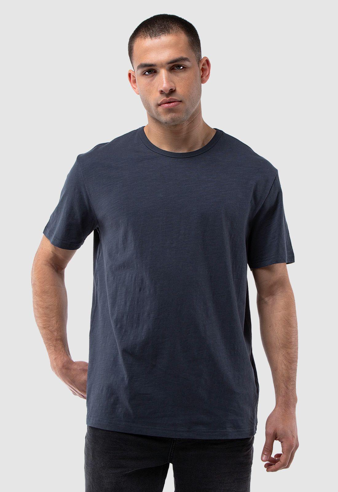 Polera Slub Cotton Gris Marengo Black Bubba-1