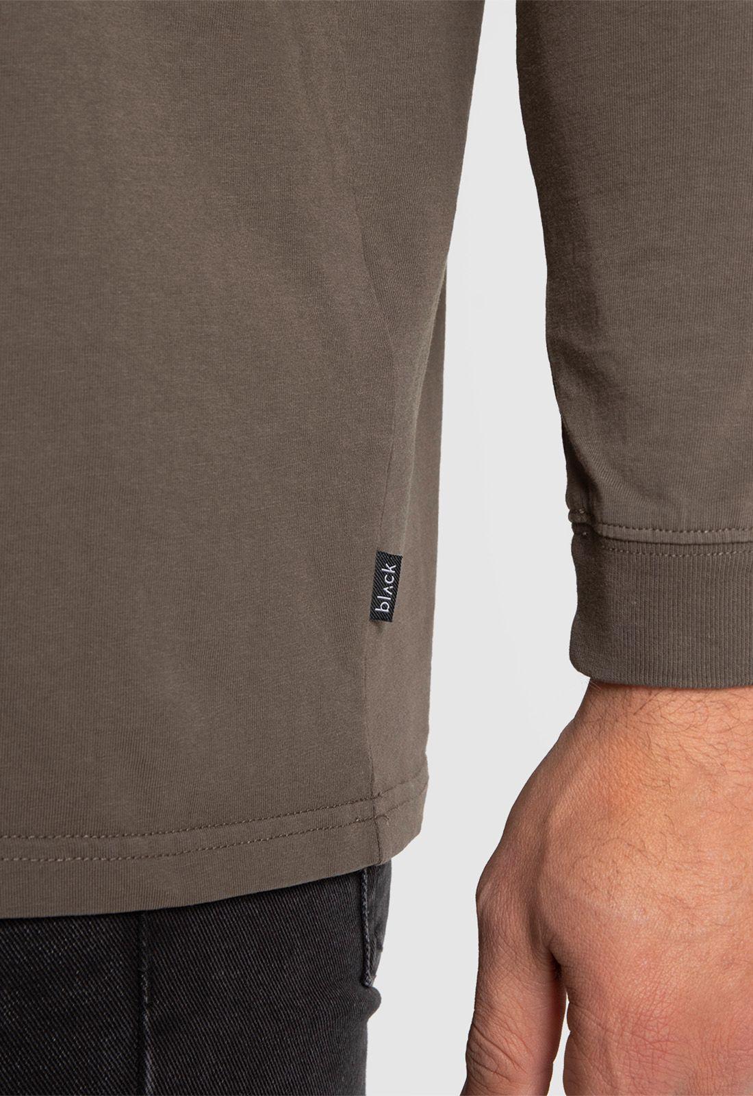 Polera Manga Larga Garment Dye Mokka Black Bubba-3
