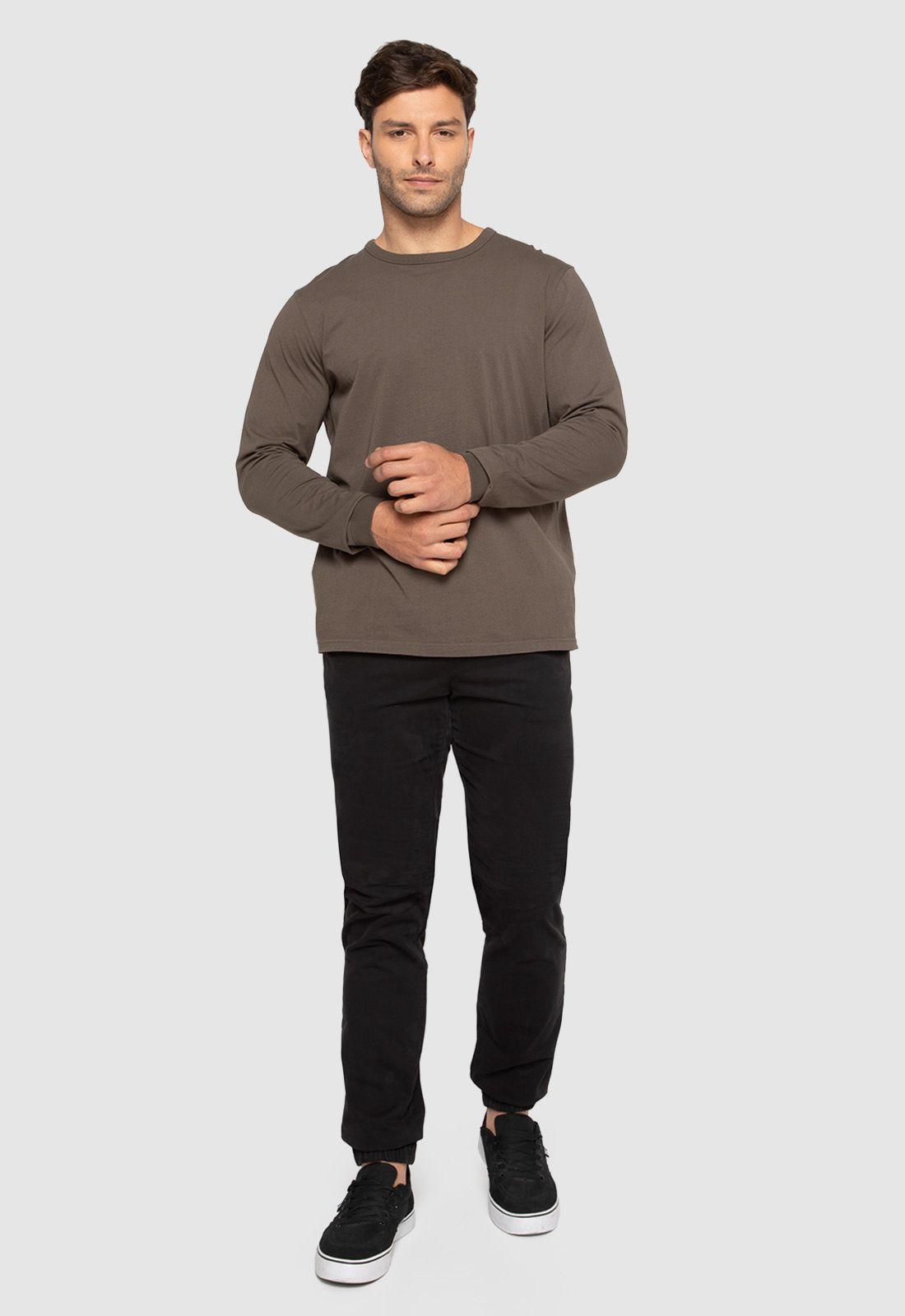 Polera Manga Larga Garment Dye Mokka Black Bubba-4