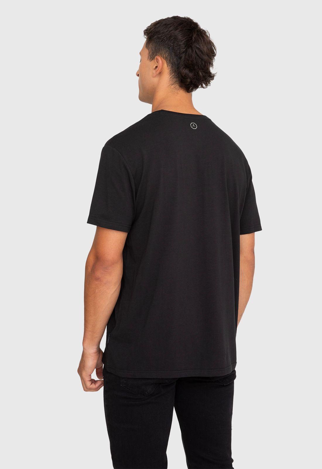 Polera Cotton Performance Black Black Bubba-1