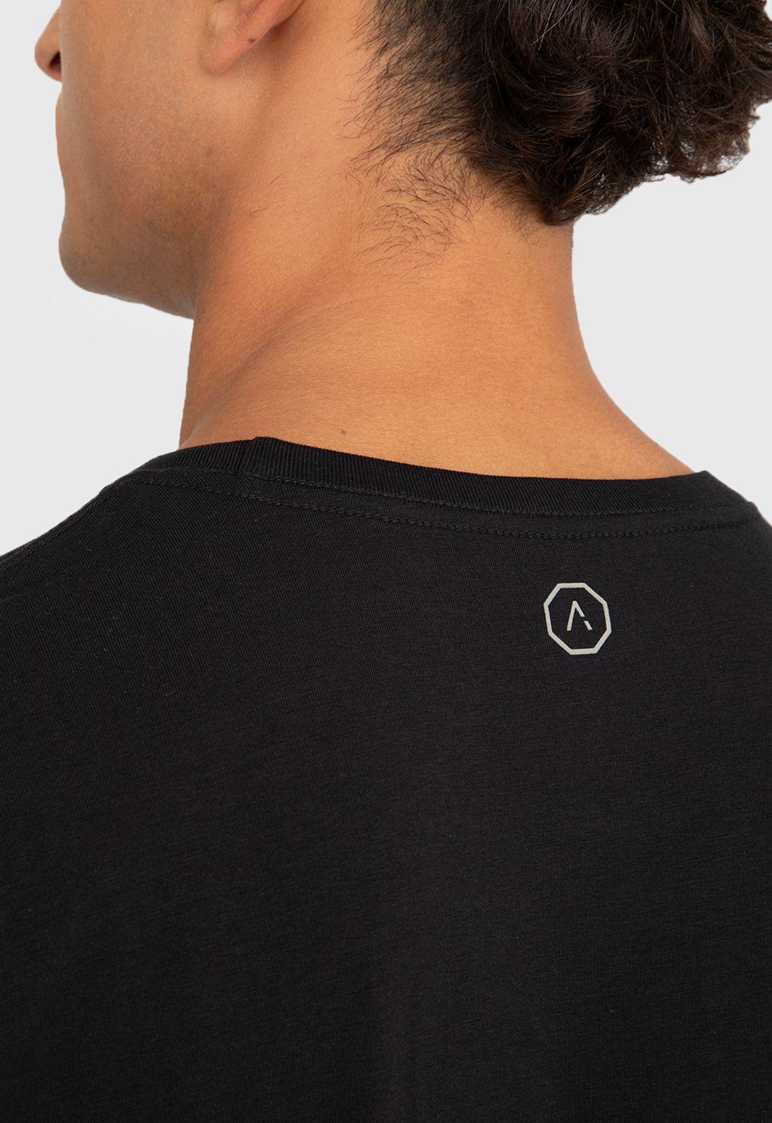 Polera Cotton Performance Black Black Bubba-2