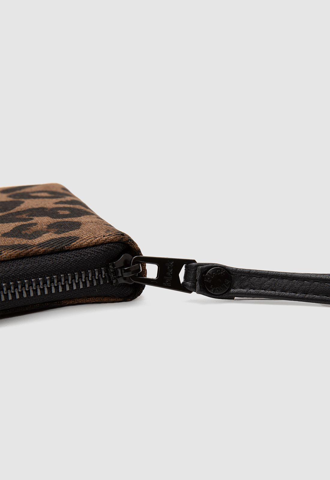 Billetera Canvas Leo Mini Black Bubba-4