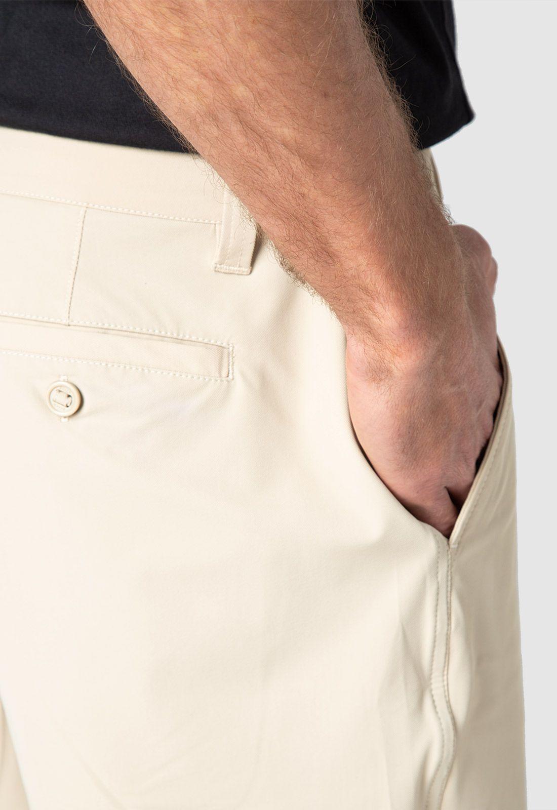 Walkshort Spandex Beige Black Bubba-3