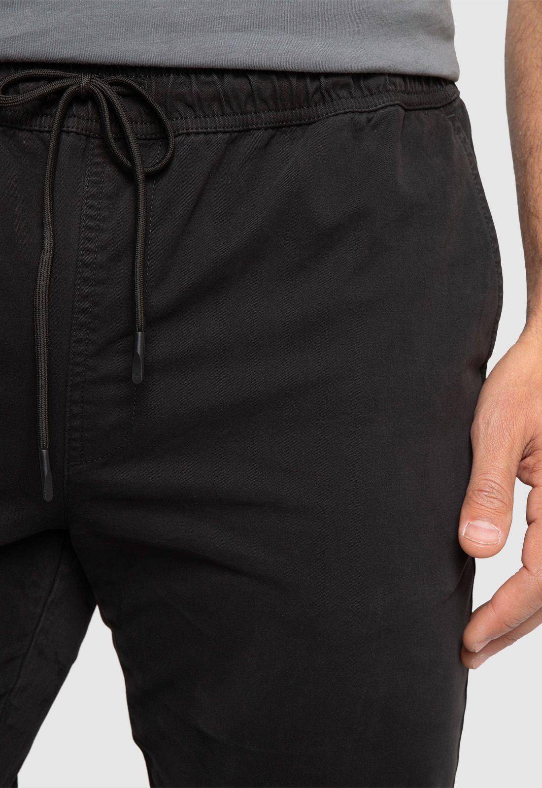 Pantalon Jogger Negro Black Bubba-2