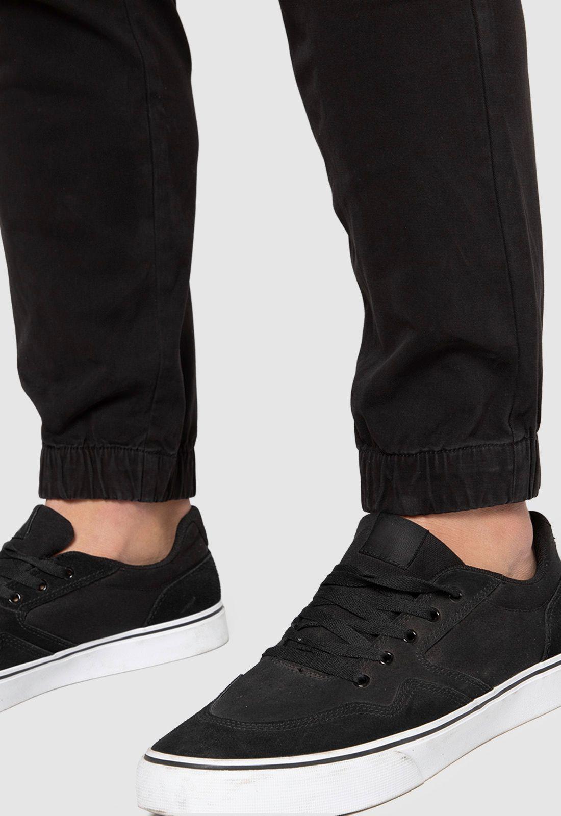 Pantalon Jogger Negro Black Bubba-4