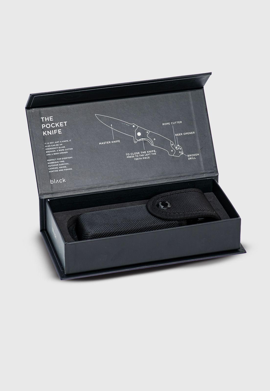 Pocket Knife Black Bubba-3