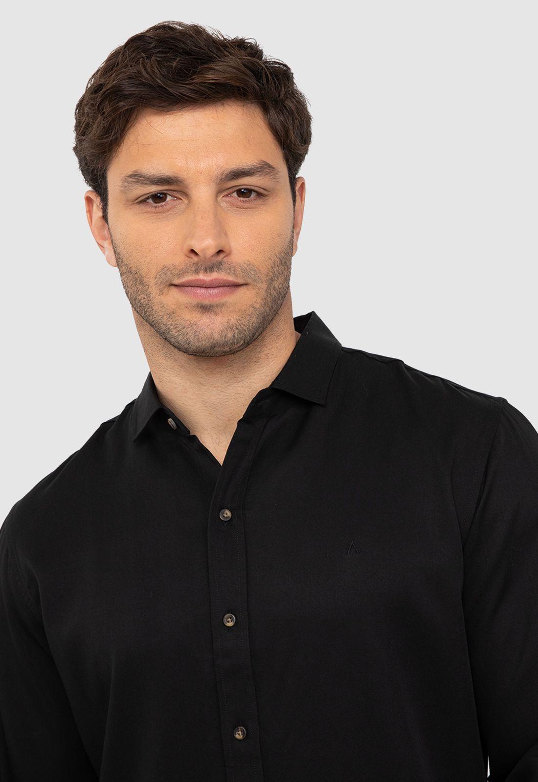 Camisa Soft Manga Larga Black Black Bubba-2