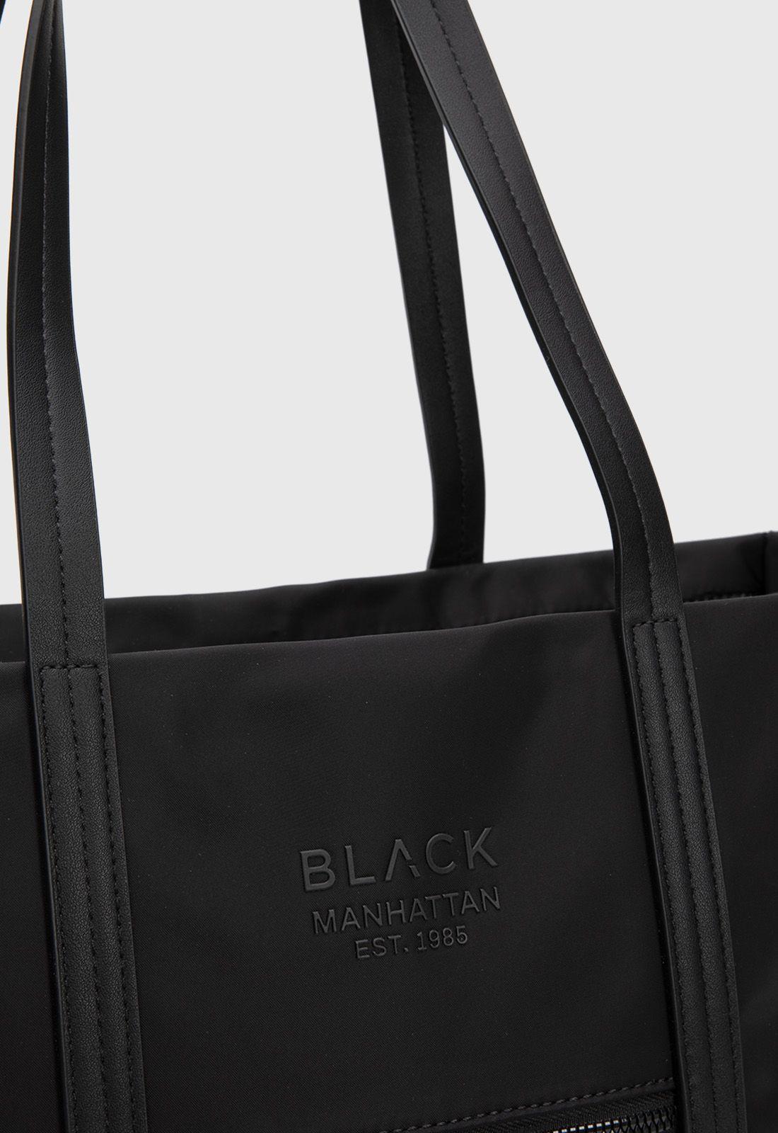 Bolso Tote Manhattan Negro Black Bubba-4