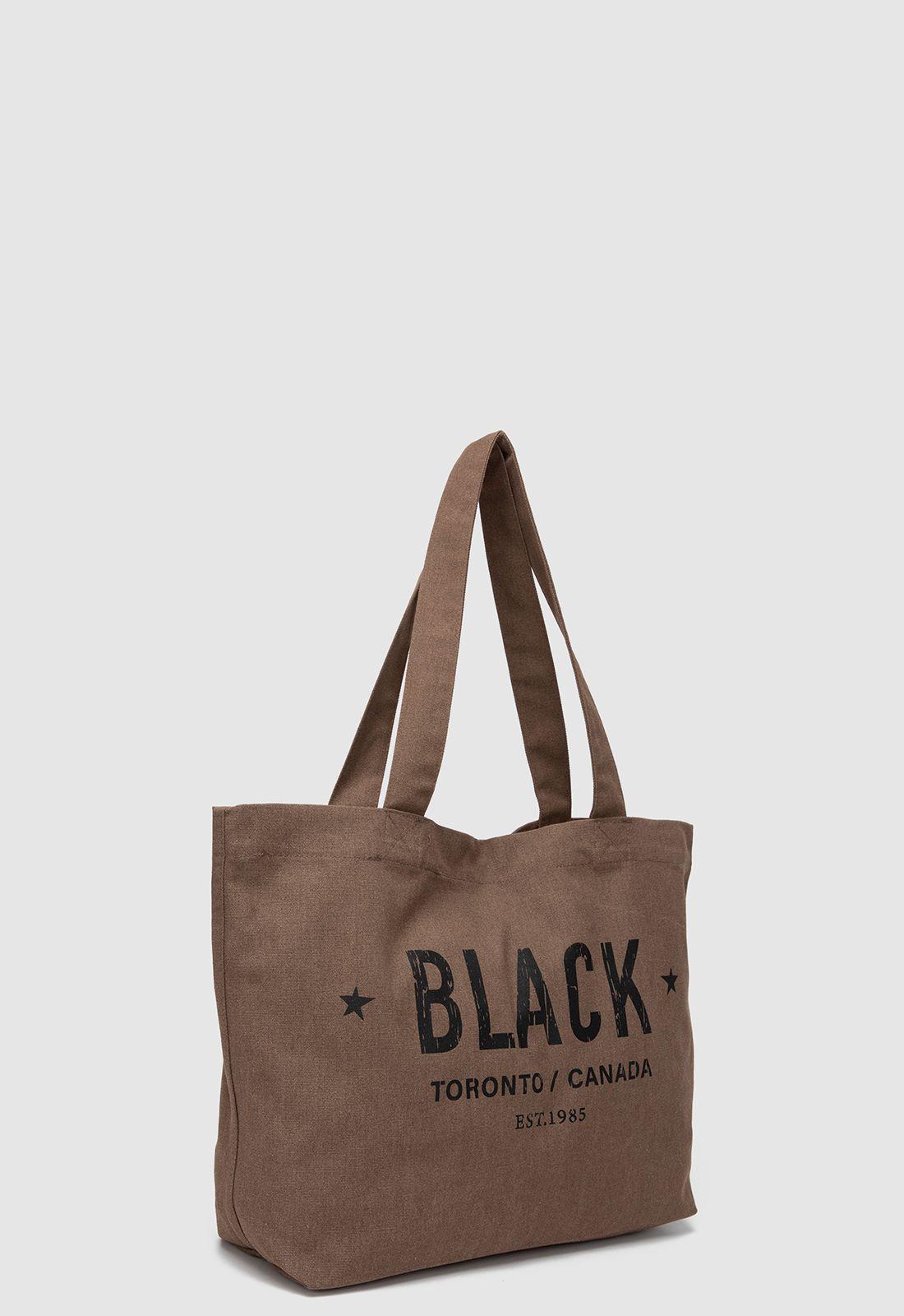 Cartera Tote Star Moka Black Bubba-1